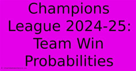 champions league 2024/25 favourites